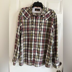 Orvis Trout Bum Dri Release Fishing Shirt Men’s L Plaid Long Sleeve Button Up